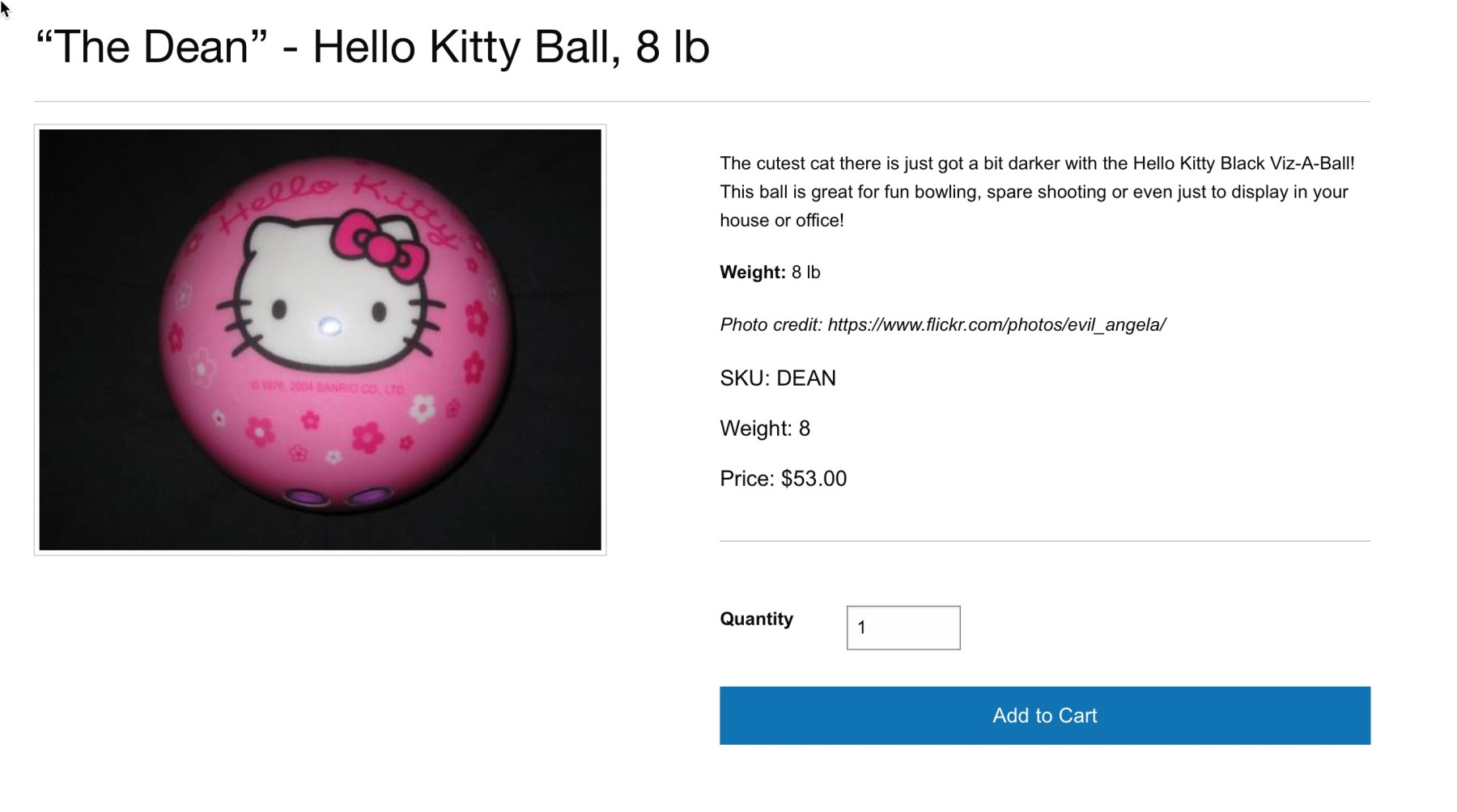 Hello Kitty, frontend