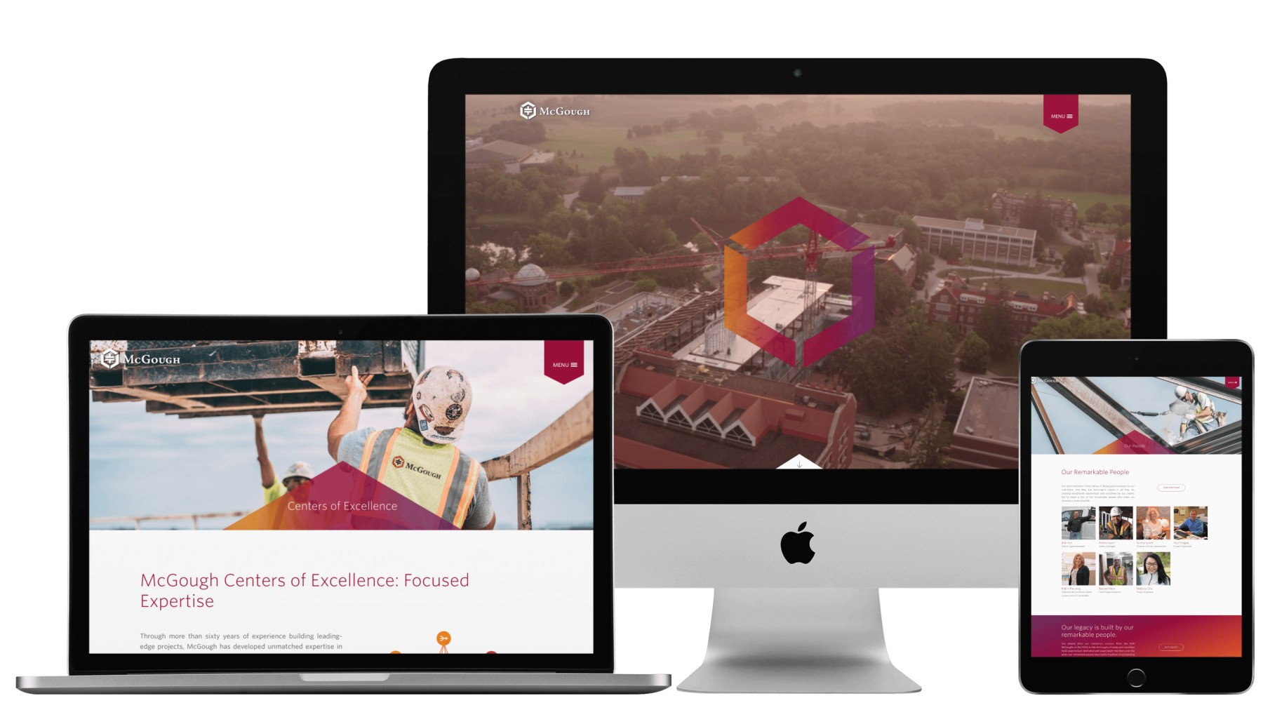 mcgough website redesign project